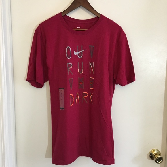Nike Other - Athletic Cut T-shirt "Out Run The Dark  AV2462 620